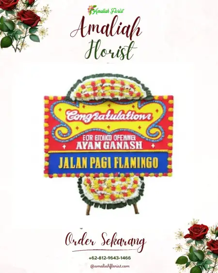 Sewa Papan Bunga Turipinggir